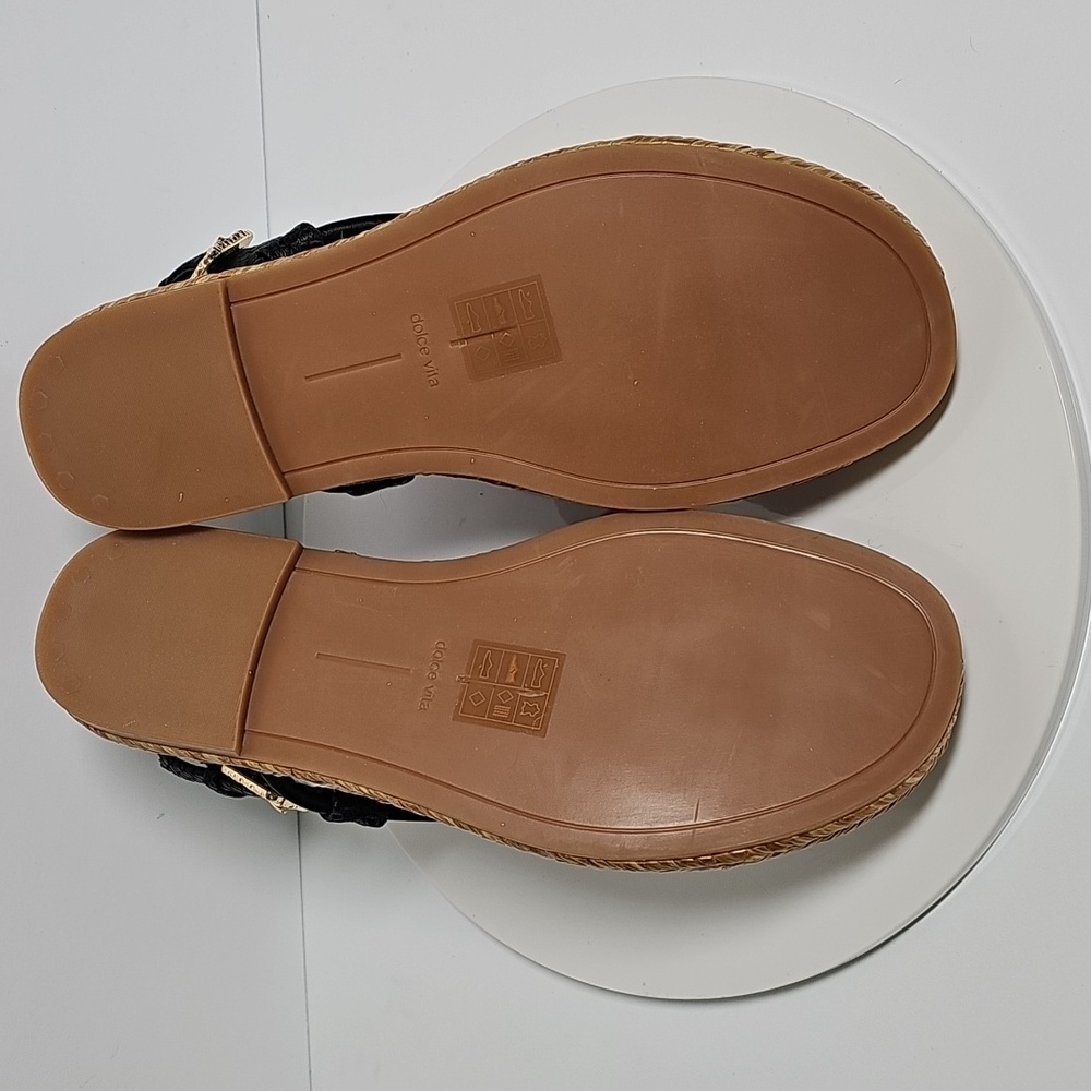 Dolce Vita Black and Tan Sandals - Picture 15 of 15